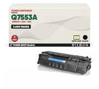 BDink Tóner Compatible HP 53A/49A Q7553A/Q5949A Negro (Pack 1) con Chip para LaserJet 1160 1160LE 1320 1320N 1320NW 1320TN 3390 3392 M2727 M2727NF P2010 P2014 P2015 Rendimiento 3.000 Páginas