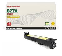 BDink Tóner Compatible HP 827A CF302A Amarillo con Chip para LaserJet Enterprise Flow MFP M880z M880z Plus M880z Plus NFC Wireless Direct M880zm M880zm Plus Series Alta Rendimiento 32000 paginas