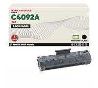 BDink Tóner Compatible HP 92A C4092A Negro con Chip para Laserjet 1100 1100 XI 1100A 3200 3200M Rendimiento 2.500 páginas TN-92A