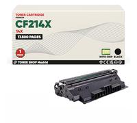 BDink Tóner Compatible HP CF214X Negro con Chip para Laserjet Enterprise 700 MFP M725DN M725F M725Z M725Z+ M712DN M712XH Rendimiento 17500 páginas CF-214X