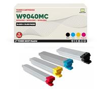 BDink Tóner Compatible HP W9040MC W9041MC W9042MC W9043MC CMYK (4 Pack) con Chip para Color LaserJet Managed MFP E77822dn E77825dn E77825z E77830dn E77830z Rendimiento Negro 34000 páginas Color 32000