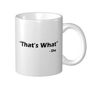 BDIX Divertidas tazas para hombres con texto en inglés "That'S What She Said Mug"