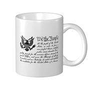 BDIX Taza de café gruesa Constitution We The People para mujeres, regalos para papás