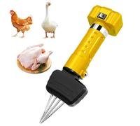 BDJSN Desplumadora De Pollos Automática De Mano, Máquina Desplumadora De Aves De Corral Inalámbrica De Alta Potencia De 300 N, con Abertura De Cabezal Cónico Ajustable Y Cabezal Desmontable