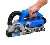 BDJSN Limpiador De Juntas Eléctrico De 1200 W, Máquina Portátil Autoaspiradora para Abrir Juntas De Baldosas De 9000 RPM, con Juego De Herramientas, Ranuradora Multifuncional