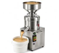 BDJSN Máquina Comercial para Moler Pasta De Sésamo, 2,5 Kw, para Hacer Mantequilla De Frutos Secos, Molino De Acero Inoxidable para Tahini Y Mantequilla De Cacahuete, Finura Ajustable, hasta 45 Kg/h