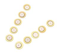 BDJXOZYH 10 piezas piezoelementos zumbador sensor sonoro disco de tambor disparador 27 mm