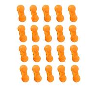 BDJXOZYH 20 cuentas de campana de pesca, alertas de alarma, aparejos de sonajero, accesorios de cebo de línea luminosa, herramientas para atraer equipo, color naranja