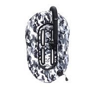 BDJXOZYH Compensador de flotabilidad para montar en la parte trasera de un solo tanque de buceo, color negro y blanco