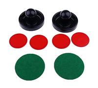 BDJXOZYH Juego de dos porteros de Air Hockey Pushers Strikers Plus Cuatro Pucks M Azul Oscuro