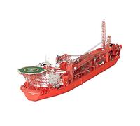 BDJXOZYH Norwegian FPSO Production Tanker DIY 3D Paper Model Ship Kit Game Papercraft