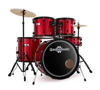 BDK-1 Full Size Starter Drum Kit by Gear4music Red