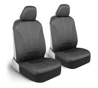 BDK Motor Trend Fundas de Asiento de Coche Impermeables Solo para Asientos Delanteros, cómoda protección de Neopreno con Costuras de Dos Tonos, fácil de Instalar, Ajuste Universal para la mayoría de