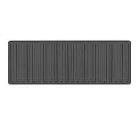BDK -MT-600A - Tapete para Plataforma Trasera de camioneta utilitaria, 60 x 19.5 Pulgadas, Forro de Goma Extra Grueso para camionetas con diseño Universal de Ajuste a Ajuste, Color Negro
