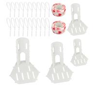 BDKMMS 4 férulas para patas de aves de corral, férulas para patas de pollo para aves heridas, férula de plástico para patas de aves de corral, férula para lesiones en los pies, pollo, pato, ganso