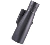 BDKSEXBF Binoculares portátiles de Alta Potencia 10-30x50, telescopio monocular con Zoom y Lente de Prisma BAK4 Resistente al Agua, monocular con Adaptador para teléfono Inteligente