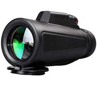 BDKSEXBF Binoculares portátiles de Alta Potencia 10x42, telescopio monocular Compacto con Lente de Prisma BAK4 Resistente al Agua y Adaptador para teléfono Inteligente