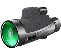 BDKSEXBF Binoculares portátiles de Alta Potencia, telescopio monocular 12x50, Lente de Prisma BAK4 de Alta Potencia, telescopio monocular Compacto con monocular Resistente al Agua de por Vida con SM