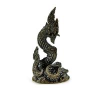 BDM - Colgante de Naga - Dios Vasuki Tailandés de la Protección y el Poder | Phaya Naga Joyería Espiritual Artesanal Hecha a Mano - Modelo 3