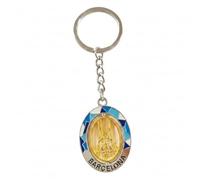 BDM Llavero de Barcelona | Diseño Sagrada Familia y Mosaico Trencadís | Souvenir de España | Recuerdo de Viaje Metálico | Regalo Original Inspirado en Gaudí