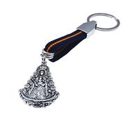 BDM Llavero original de la Virgen del Rocío con la bandera de España