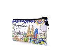 BDM - Monedero de Barcelona, Parque Güell, Recuerdos de Viaje, Sagrada Familia, Mosaico Gaudí, Souvenir Barcelona - Modelo 3