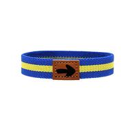 BDM Pulsera de Camino de Santiago, Accesorios Vieira Kit guía del Camino, Redondo, Algodón, Unisex, Clásico, Cierre de gancho y bucle, 15 cm x 10 cm x 1 cm, 1 unidad