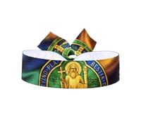 BDM - Pulsera de San benito, Medalla de Benito de Nursia, patrono de europa, regla de San benito y patriarca monacal. Medida ajustable - Modelo 4
