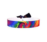 BDM - Pulsera de tela LGTBIQ+, Lesbianas, Gays, Transexuales, Bisexuales, Intersexuales y Queer. - Modelo 2