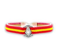 BDM Pulsera Virgen del Rocío, bandera de España. Talla de 18 a 20 cm de muñeca