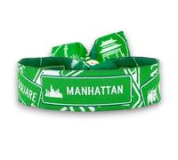 BDM - Pulseras New York | NYPD, Estatua de la Libertad, harlerm, times square, wall street Manhattan Skyline | Viaje NYC Ajustable - Modelo 3