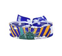 BDM - Pulseras New York | NYPD, Estatua de la Libertad, harlerm, times square, wall street Manhattan Skyline | Viaje NYC Ajustable - Modelo 2