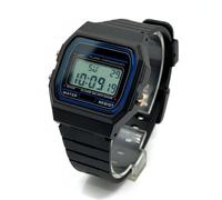 BDM - Reloj clásico Casiopea Original para Hombre Mujer, niña o niño de Pulsera Digital con Alarma. Un Regalo Vintage. - Negro