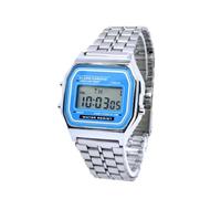 BDM - Reloj clásico Color Plata con Alarma - Modelo 6