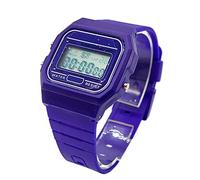 BDM Reloj clásico OW Original Watch para Hombre Mujer, niña o niño de Pulsera Digital con Alarma. Un Regalo Vintage. - Color - Azul Oscuro