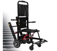 BDMFJY Silla de ruedas eléctrica portátil para escalar, carretilla de mano eléctrica, silla plegable portátil, elevadores de escaleras para ancianos para escaleras arriba y abajo