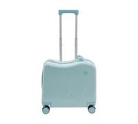 Bdneygtyr Carrito infantil para sentarse y viajar - Maleta de viaje para niños con barra de tracción y ruedas para viajes en avión, 37 l, capacidad para niños de 3 a 6 años (azul cielo)