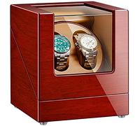 BDPRZGHGL Automatic Watch Winder Box Automatic Double Watch Winder Box Luxury Wooden Storage Case 5 Rotation Mode AC Adapter and Battery Powered Beautiful Scenery
