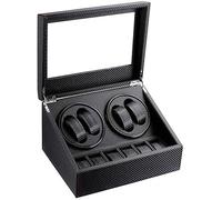BDPRZGHGL Automatic Watch Winder Box Automatic Self Winding Watch Box Leather 4 Rotation Modes Storage Display Case Box Best Watch Winder with Quiet Motor It's so Kind of You