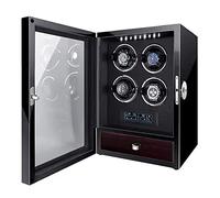 BDPRZGHGL Automatic Watch Winder for 2 4 6 12 Luxury Automatic Winding Box Touch Japan Silent Motor Wood Piano Finish with LCD Display Elegant Show Case (Size : 12+0)