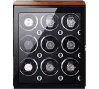 BDPRZGHGL Automatic Watch Winder for 4/6/ 9 Watches Adjustable Watch Pillows Light Quiet Motor 4 Rotation Mode Settings (Size : 9+0) It's so Kind of You