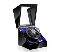BDPRZGHGL Automatic Watch Winder for Watches with Light Display Box Storage Case 5 Rotation Modes (B)