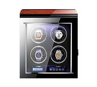 BDPRZGHGL Automatic Watch Winder with Silent Motor and 5 Rotation Modes LCD Display Flexible Watch Pillows Luxury Fiber Leather Storage Case for Man/Woman'S Watches (Size : 2+0)