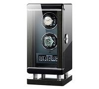 BDPRZGHGL Automatic Watch Winders for 9/12/24 Watches with Silent Motor PU Leather Flexible Cushion with LED Light and Fingerprint Lock Watch Organizer and Display (Size : 12+0)