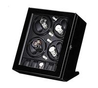 BDPRZGHGL Bobinadora automática 5 Almacenamiento Acabado de Pintura de Piano Caja de presentación de Reloj Motor silencioso para Relojes de Hombre y Mujer (B)