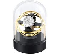BDPRZGHGL Bobinadora automática de Reloj Caja enrolladora de un Solo Reloj Motor silencioso Gira 360 Grados Cubierta de Vidrio Transparente Es Muy Amable de tu Parte