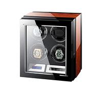 BDPRZGHGL Caja automática Luz Motor silencioso y Modos de rotación con Almohada Suave y Flexible Pantalla táctil LCD Cuerda automática (12 0) Enrollador de Reloj