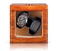 BDPRZGHGL Caja de Almacenamiento para Relojes, Caja enrolladora, Adaptador automático y Bolsa de Almacenamiento con Motor silencioso con Acabado a Pilas, 8 cueros (6 Cuero-A)