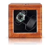 BDPRZGHGL Caja de Almacenamiento para Relojes, Caja enrolladora, Adaptador automático y Bolsa de Almacenamiento con Motor silencioso con Acabado a Pilas, 8 cueros (6 Cuero-A)