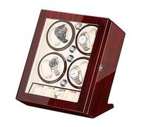 BDPRZGHGL Caja de presentación automática con Acabado de Pintura de Piano de 5 Almacenamiento, Motor silencioso para Relojes de Hombre y Mujer (C) enrollador de Reloj